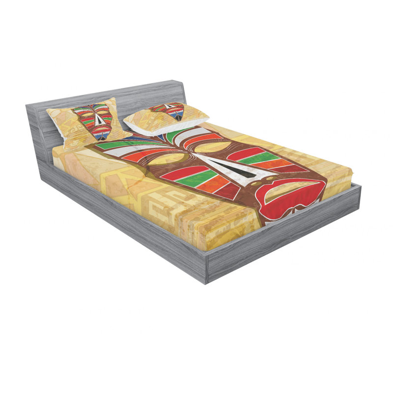 Ensemble de draps Maskon, Ensemble de draps pour lit double avec un drap-hou