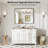 Matte Black Aluminum Alloy Framed Bathroom Vanity Mirror with HD Tempered Glass Ideal for Bathroom, Entryway, Living Room-1130075094-1110569290