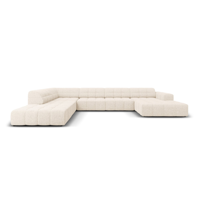 Chicago Modular Corner Sofa, Light Beige, Left Hand Facing