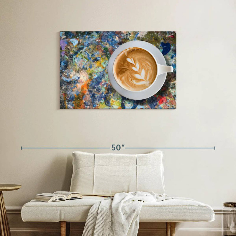 Yarlin Creative Latte Coffee, 24" H x 36" W