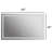 Keyshauna LED Bathroom Mirror with Frontlit and Backlit, 3 Colors Temperature & Dimmable Light Anti-fog Tempered Glass Bathroom Vanity Mirror-835751967