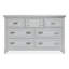 Commode à tiroirs gris avec miroir de paysage blanc-1375157237