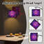 Lampe sur pied à DEL à intensité variable, libellule mauve vibrante, abat-jour réglable en hauteur avec télécommande, pour le salon, la chambre et le bureau-134044922