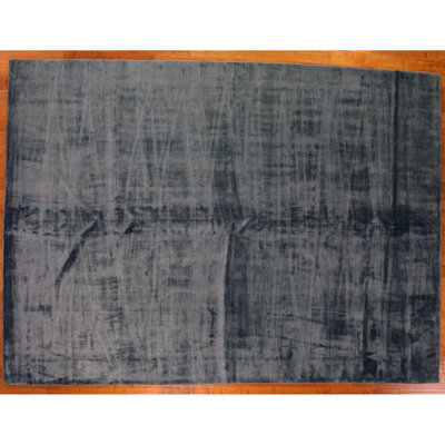 One-of-a-Kind 8'11" X 12'3" New Age Area Rug in Dark Gray