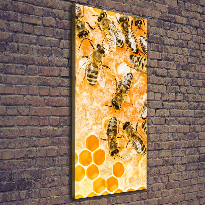 Working bees 1 Piece Wrapped Canvas Wall Art