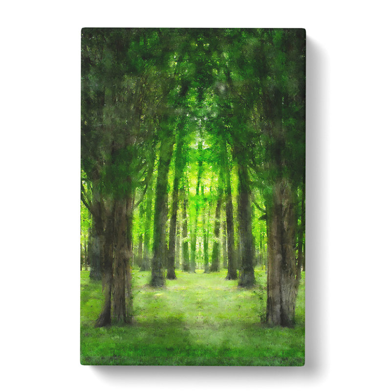 Green Forest Vol.2 - Wrapped Canvas, 50cm H x 35cm W x 3cm D