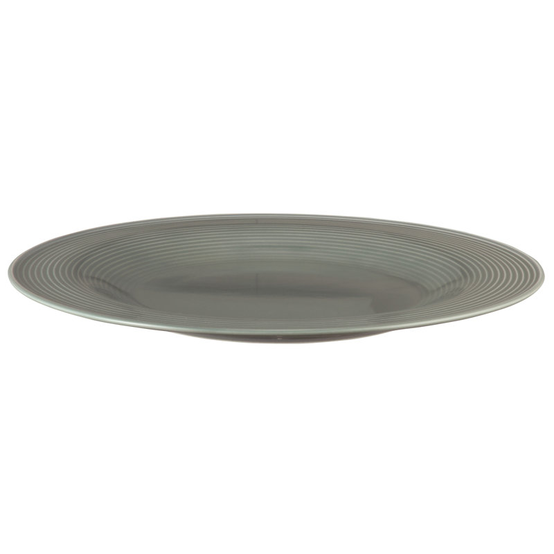 30cm Porcelain Dinner Plate, Pearl Grey