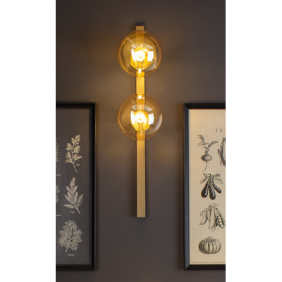 Sanjaya Plug-in Armed Sconce
