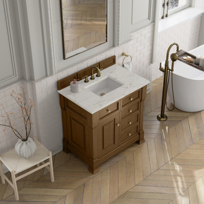 Meuble-lavabo simple 36 po avec plateau Brookfield