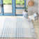 Cay Plaid Handmade Flatweave Recycled P.E.T. Area Rug in Blue/White