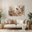 Oiseau en métal beige-1673765046