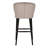 Indigo Upholstered Counter Stool with Solid Wood Frame