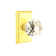 Passage Diamond Crystal Knob with Rectangular Rose