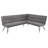 Vestel Fabric Upholstered L-Shaped Nook Dining Bench-1177563389