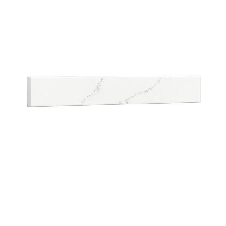 Replacement Sidesplash in White Quartz