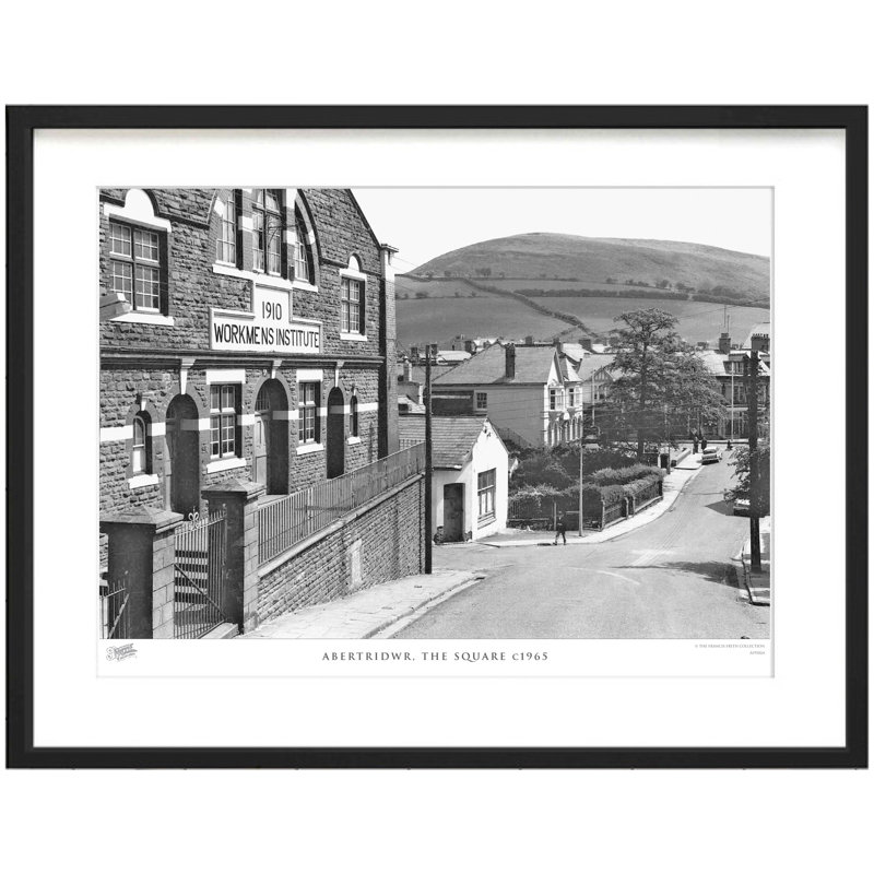 Abertridwr, The Square C1965 by Francis Frith - Single Picture Frame Print, 60cm H x 80cm W x 2.3cm D