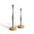 Alia 2 Piece Aluminum Tabletop Candlestick Set-2106657593