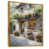 Toile avec cadre flottant or