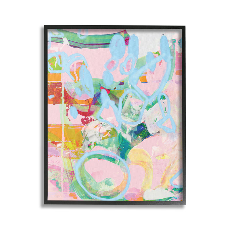 Art mural pastel abstrait par Kamdon Kreations, Estampe numérique Farmhouse, H 30 po x l 24 po