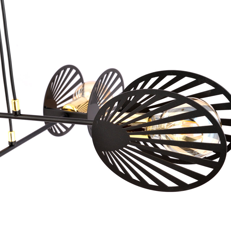 Lenzburg 4 - Light Steel Kitchen Island Pendant