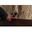 Tapis beige noué à la main de conception unique 2 pi 7 po x 6 pi 4 po