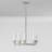 5 - Light Steel Dimmable Chandelier-281074381