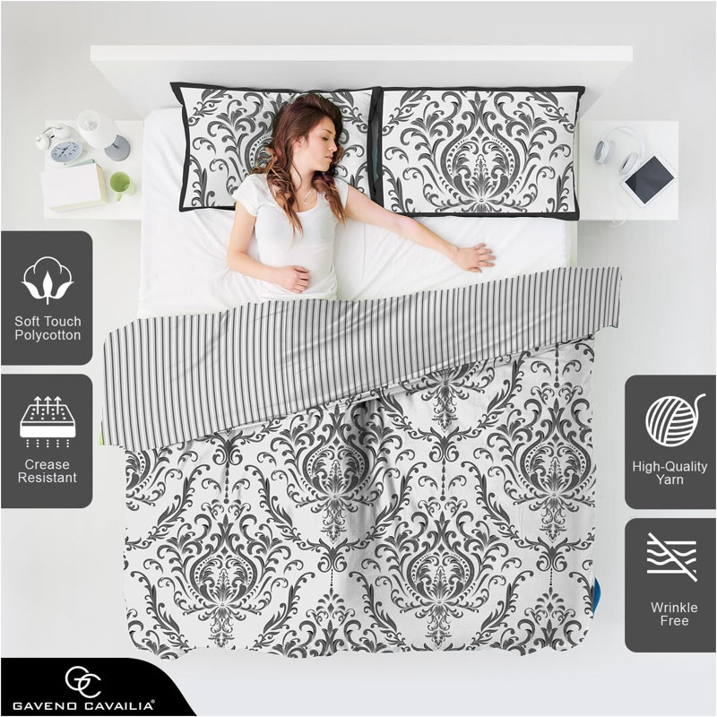  Bedding, King, Charcoal