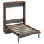 Lit escamotable mural en bois avec bureau pliable-561888904
