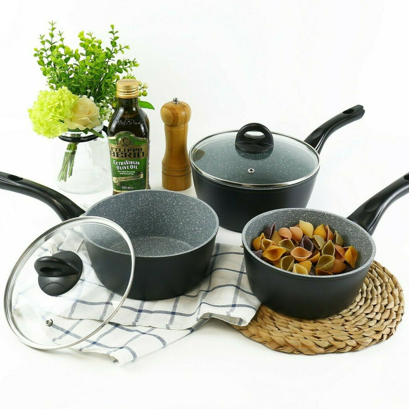 5 - Piece Non-Stick Aluminium Cookware Set