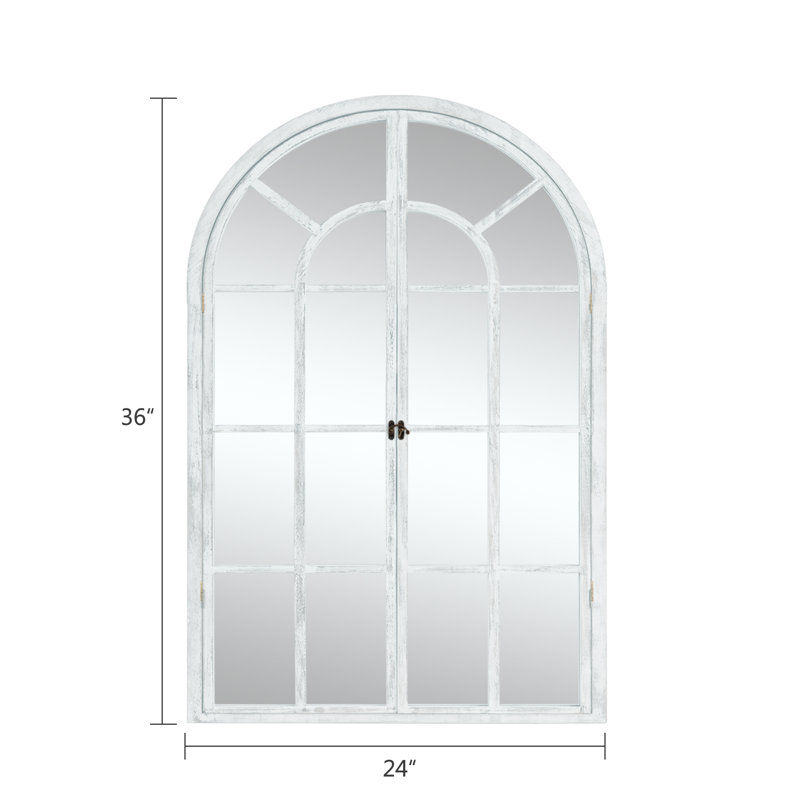 Arch Wall Mirror, White