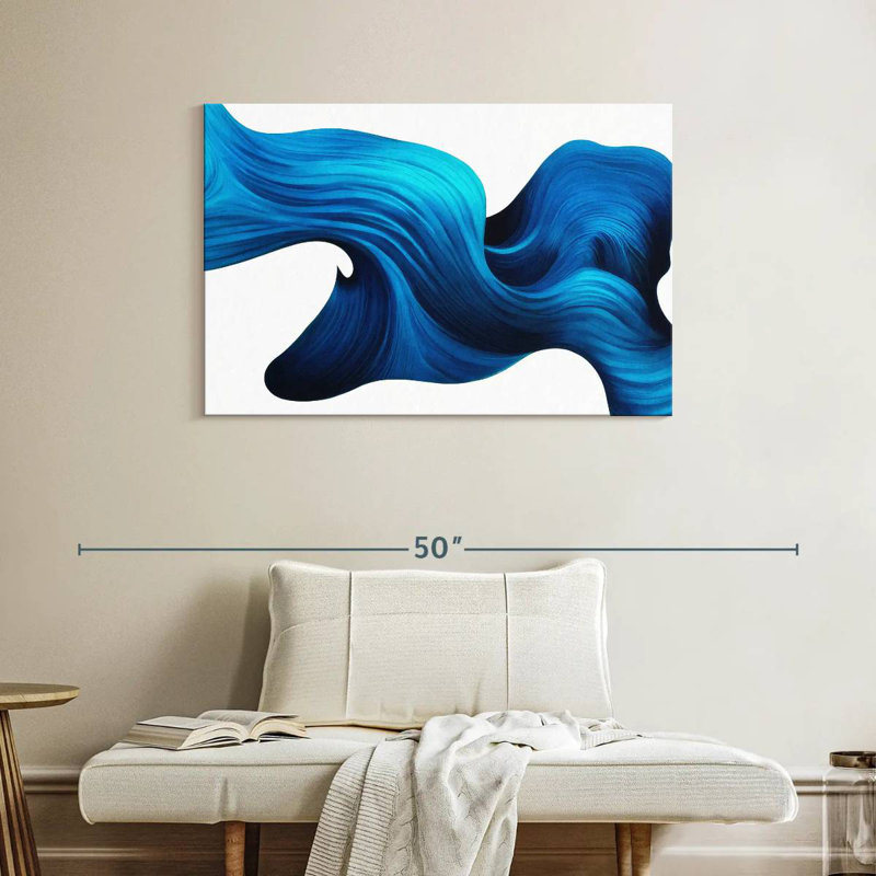 Avery Abstract Flowing Wave, 26" H x 39" W