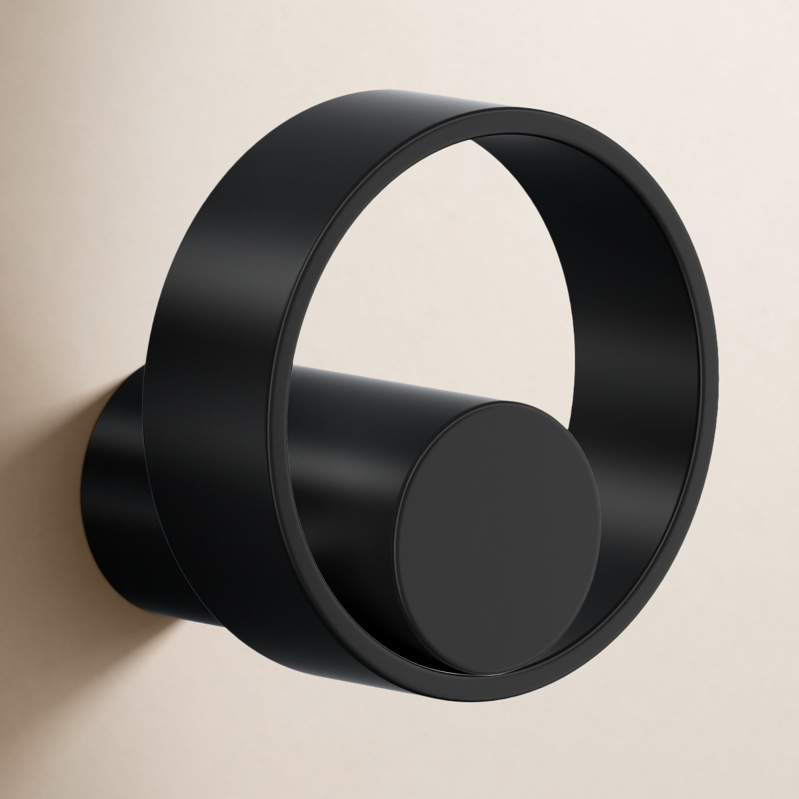 Eclissi Robe Hook, Matte Black