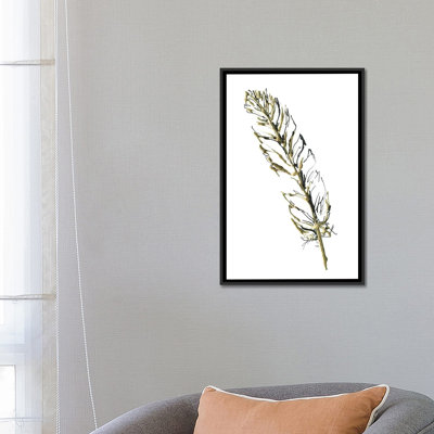 « ii », impression sur toile Gilded Turkey Feather