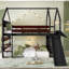 Lit mezzanine en bois massif avec bibliothèque pour enfants-1452971063-1452971062