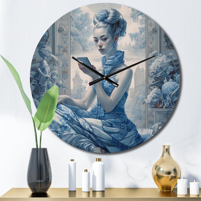 Horloge murale en métal, Moyenne