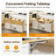 Updated Height Kitchen Island with Drop Leaf and Charge Station