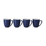 Elements Black Set of 4 Mugs