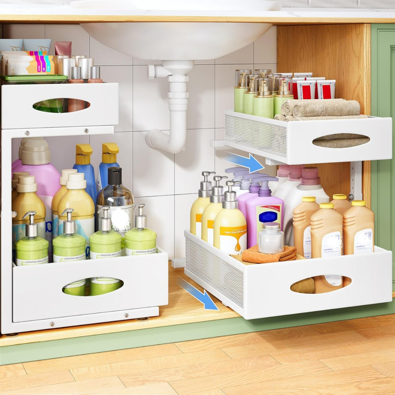 Steel Under Sink Organiser