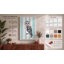 Striped Barn Owl Modern - Wrapped Canvas-1379581292-1379581298