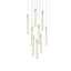 Luminaire suspendu rectangulaire à 9 lumières Aliha-1328150440