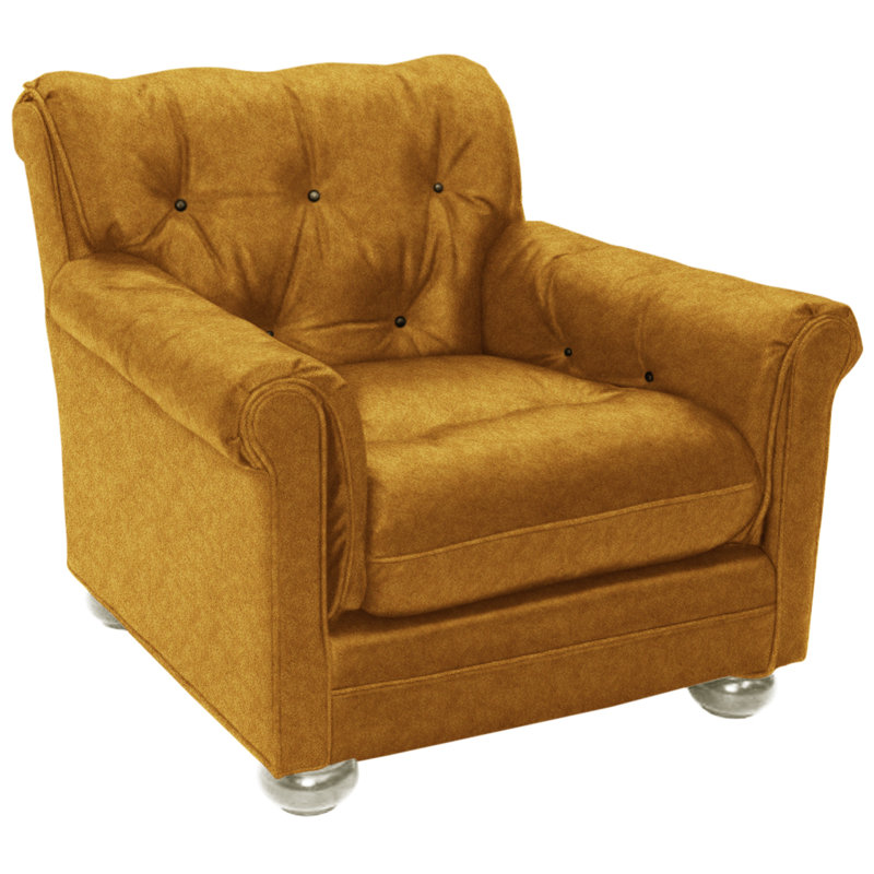 Armchair, Bella Black Performance Velvet, Brushy Bayou