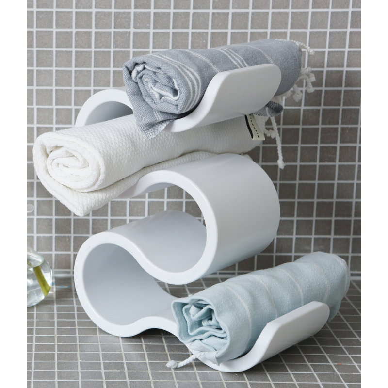 Boa Tabletop Wine Bottle Rack, White
