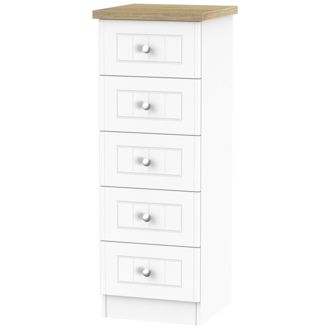 Fully Assembled Rosio 5 Drawer Chest