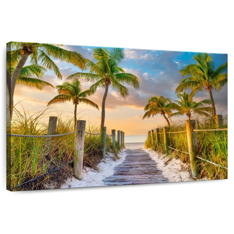 Ravi Tropical Beach Sunrise Key West FL, 20" H x 30" W