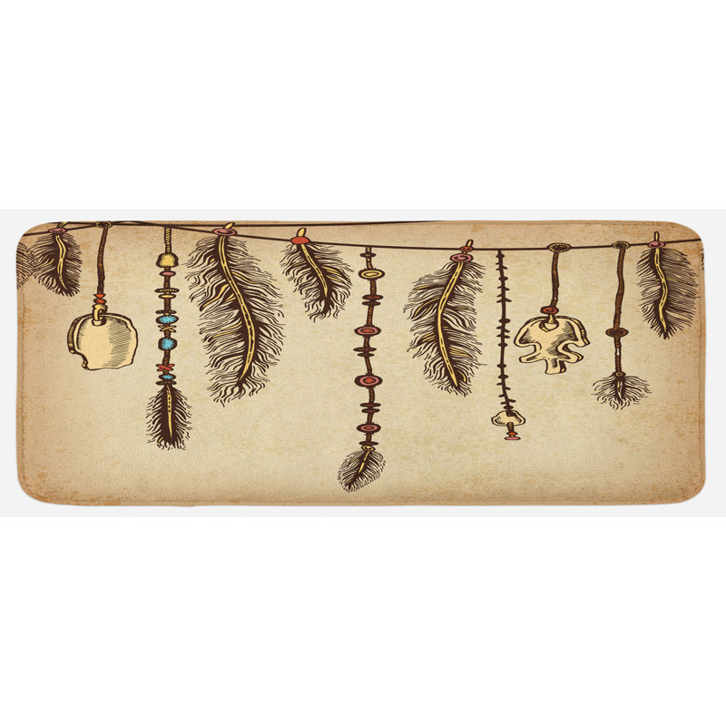 Tapis de cuisine tribal