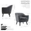 Upholstered Armchair-981208236