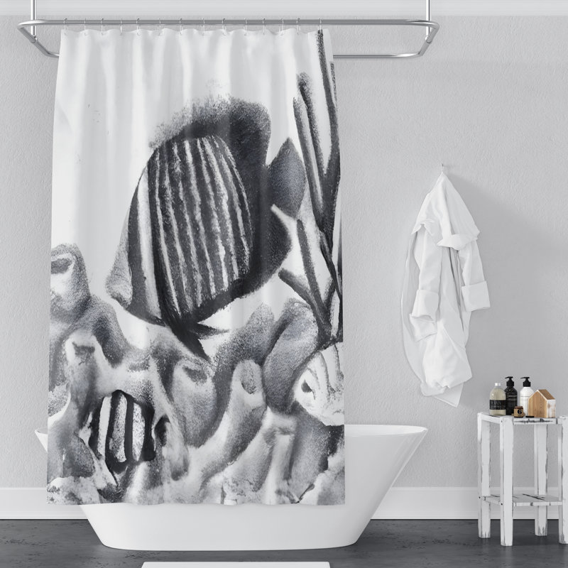 Prescod Shower Curtain, 93" H x 70" W