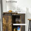 Armoire à vin industrielle polyvalente avec un design élégant et beaucoup de rangement