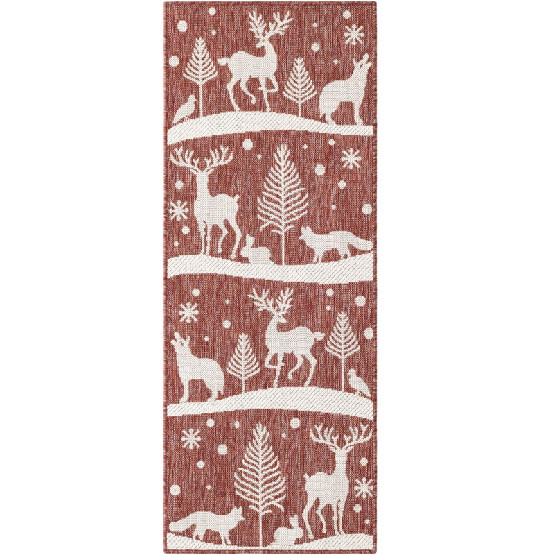 Le tapis Holiday Aisle® Kareema, Tapis de couloir 2 pi x 5 pi 1 po