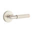 Emtek Select Privacy Interior Mortise w/ Disk Rosette & T-Bar Stem, Faceted Lever-343280836-343280834